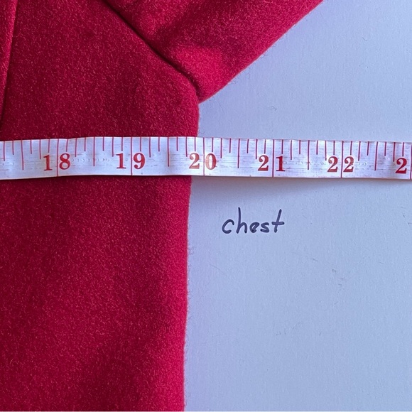 new york company jacket & Coats Woman’s 6 Red With Pockets - Picture 6 of 10